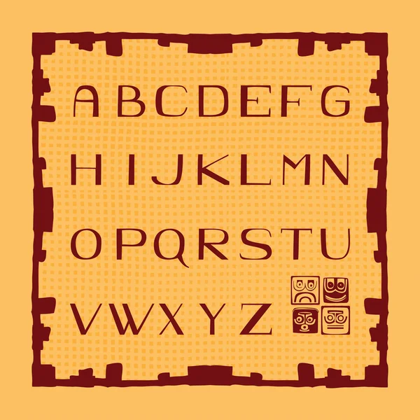 Рисунок шрифтом — стоковый вектор