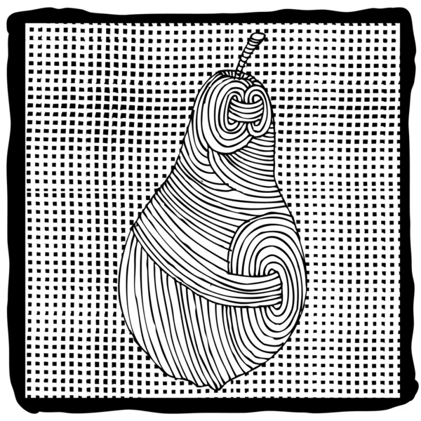 Ilustración de pera — Archivo Imágenes Vectoriales