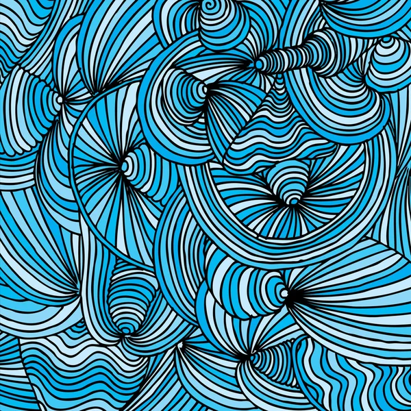 Blå seamless mönster — Stock vektor