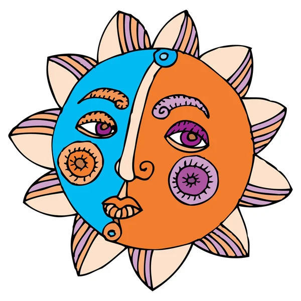 Illustration du soleil — Image vectorielle