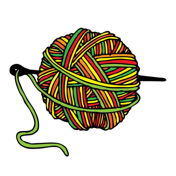 Poupée de laine — Image vectorielle
