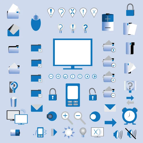 Icons set — Stock Vector