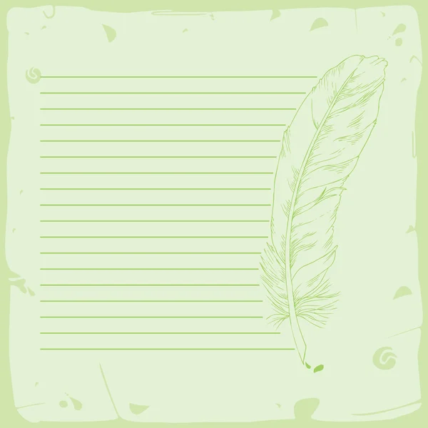 Kağıt Yaprağı — Stok Vektör