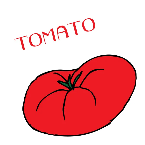 Étiquette tomate — Image vectorielle