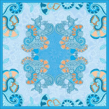 süs çiçek desenli bandana