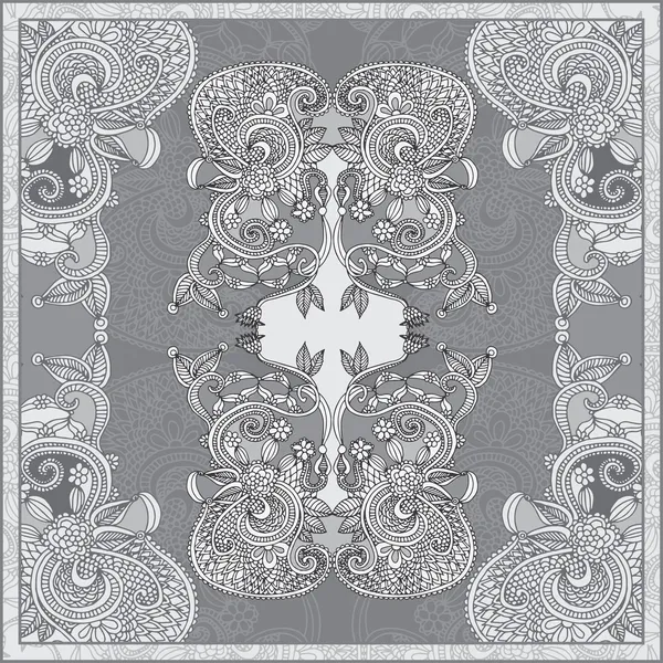 Decoratieve paisley floral Bandana — Stockvector