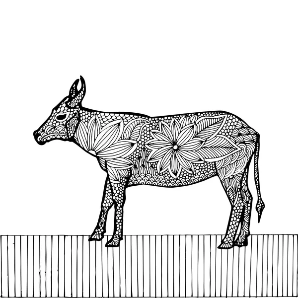 Ilustração do boi —  Vetores de Stock