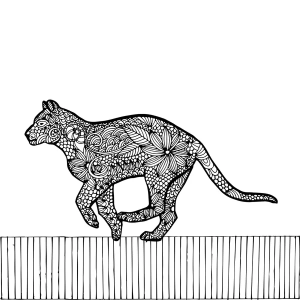 Тигр ілюстрація — стоковий вектор
