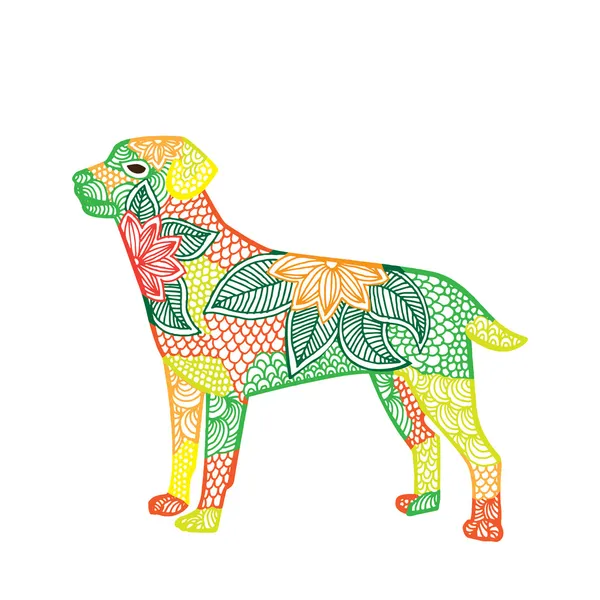 Ilustração do cão — Vetor de Stock