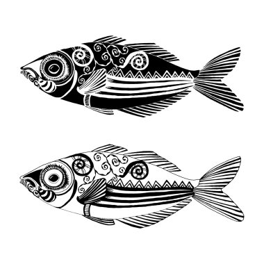 Balık illüstrasyon