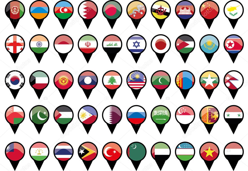 asian pins