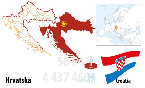 Croatia — Stock Vector