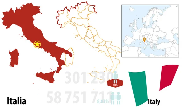 İtalya Haritası