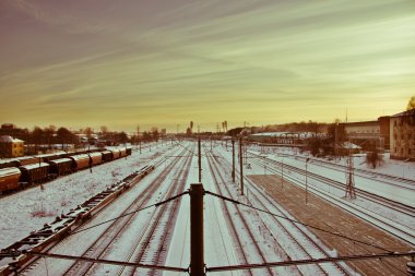 Demiryolu Riga portresi