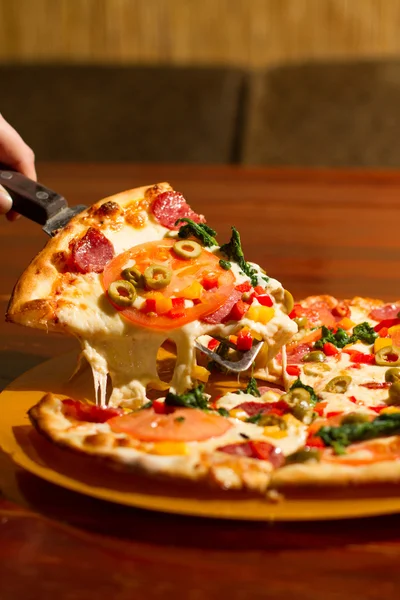 Imagem de fatia de pizza Imagem De Stock