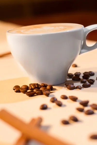 Obraz smaczny filiżankę kawy — Zdjęcie stockowe