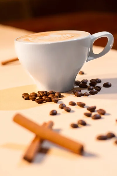 Obraz smaczny filiżankę kawy — Zdjęcie stockowe
