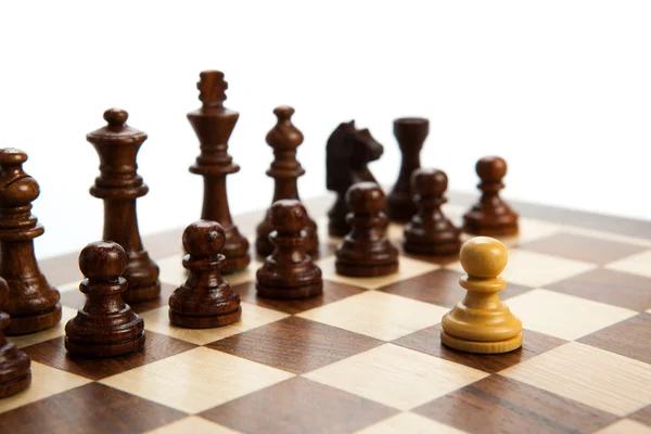 Chess pieces on the board — Stock Photo, Image