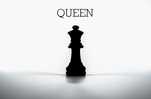 Label with the figure of the Queen — Stock Photo, Image