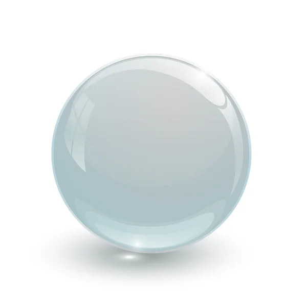 Cristal bola vidriosa — Vector de stock