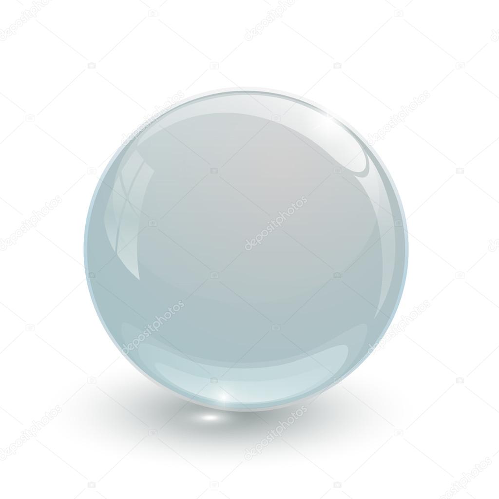 Crystal glassy ball