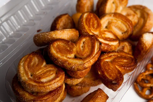 Cookies in de vorm van harten — Stockfoto