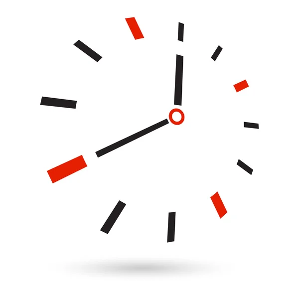 Horloge visage — Image vectorielle