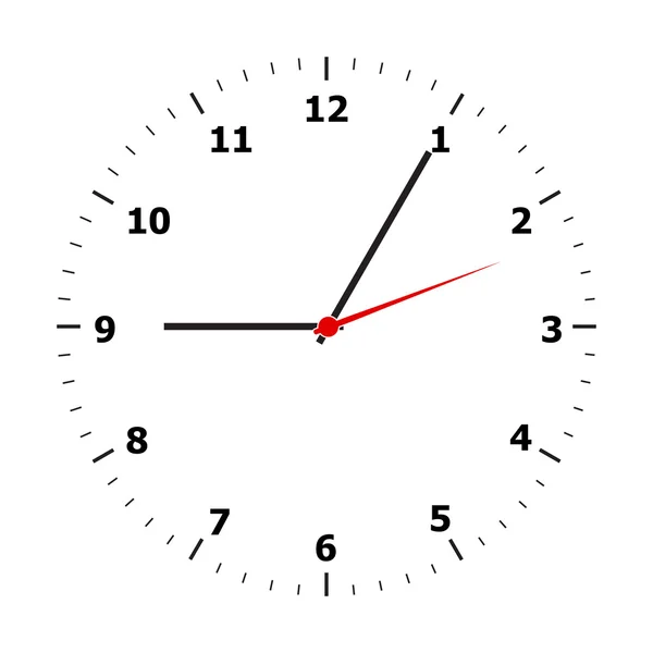 Лицо часов — стоковый вектор