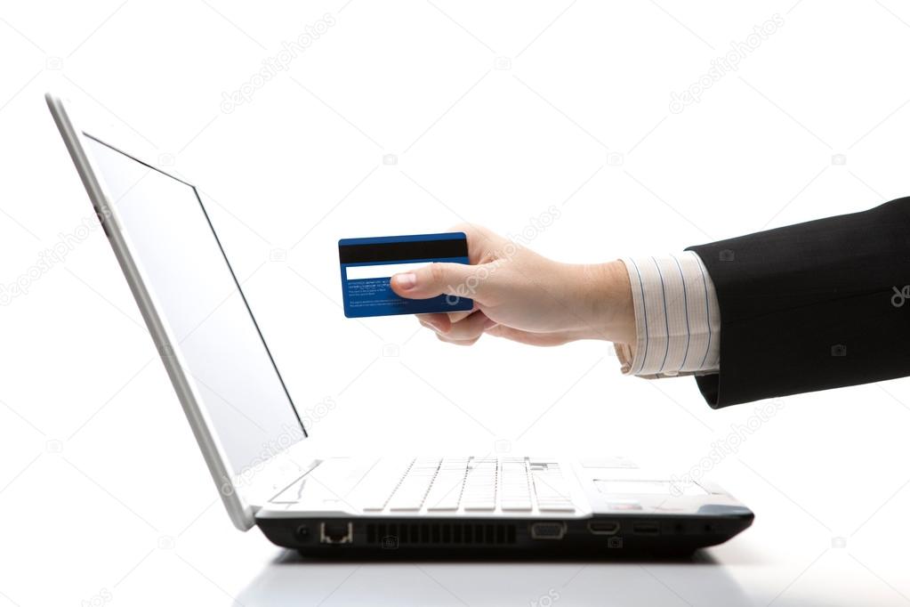 Credit card in hand when you pay