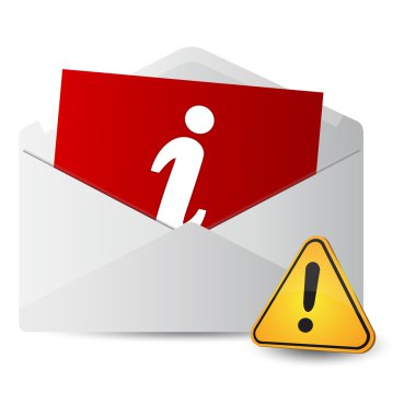 2d ünlem işareti ile ileti simgesi