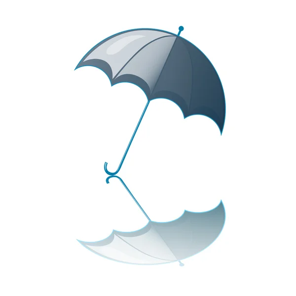 Βροχή ομπρέλα σκούρο μπλε — Διανυσματικό Αρχείο