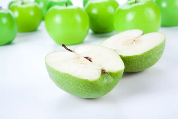 Close-up of an apple green 1 — Stock Photo, Image