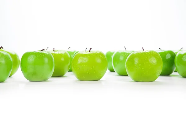 Close-up of an apple green 1 — Stock Photo, Image