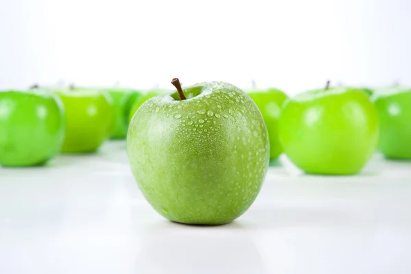 Close-up of an apple green 1 — Stock Photo, Image