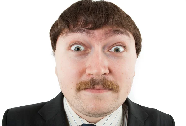 Portrait of a surprised man — Stock Photo, Image