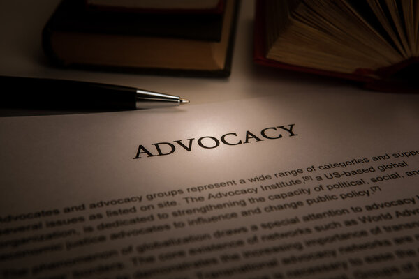 документ с названием адвокатуры
