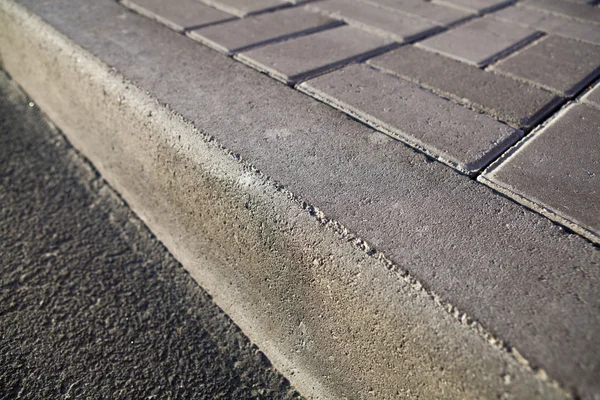 Concrete sidewalk closeup — Stock Photo, Image