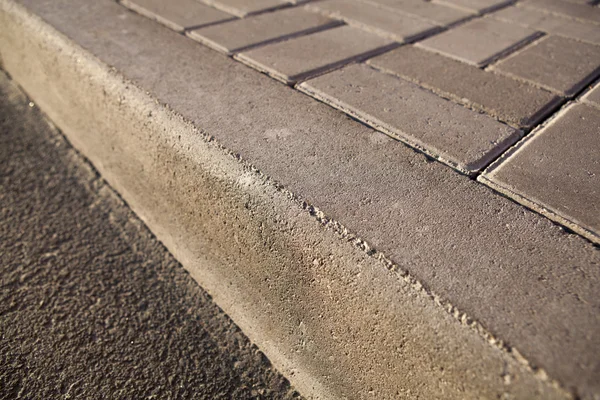 Concrete sidewalk closeup — Stock Photo, Image