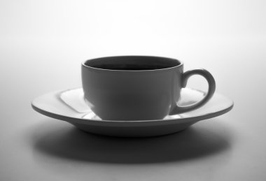 Cam bardak ve tabak portre