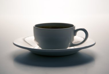 Cam bardak ve tabak portre