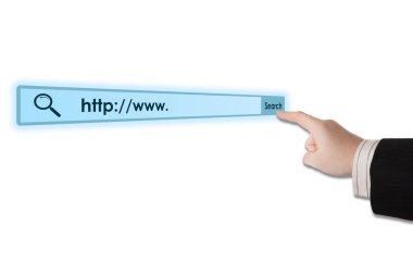 Elini adres çubuğunda tıklama