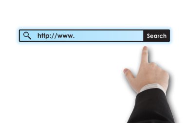 Elini adres çubuğunda tıklama