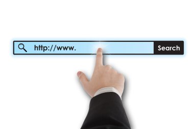 Elini adres çubuğunda tıklama