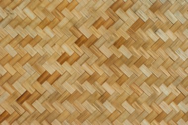 Thai stili bambu wal