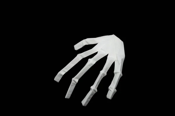 Papier bot hand — Stockfoto