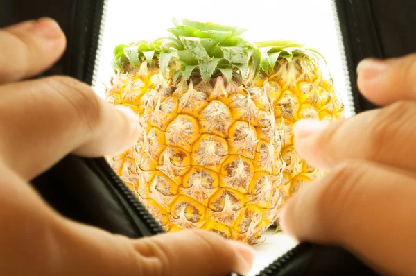 A titok az ananász — Stock Fotó