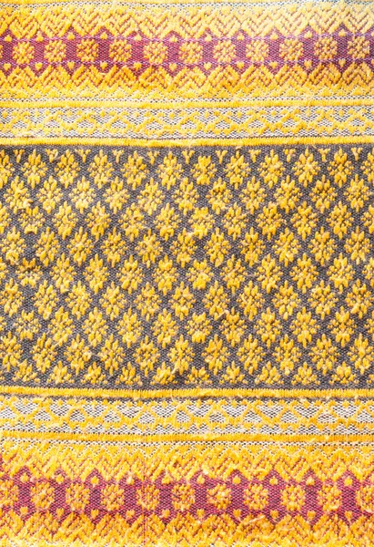 Thajské tkaniny vzory thajské gr — Stock fotografie