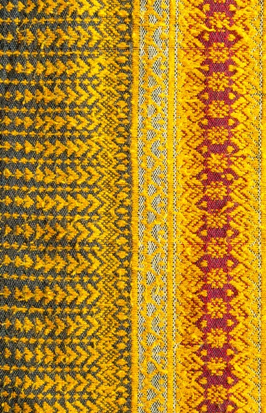 Vzor thajské ručně vyrobené tkaniny pozadí — Stock fotografie