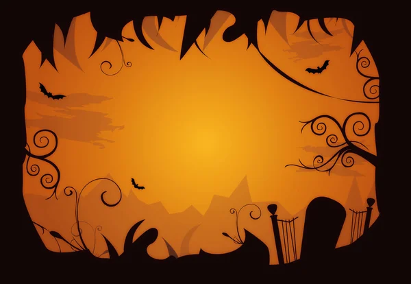 Ilustración de Halloween — Vector de stock