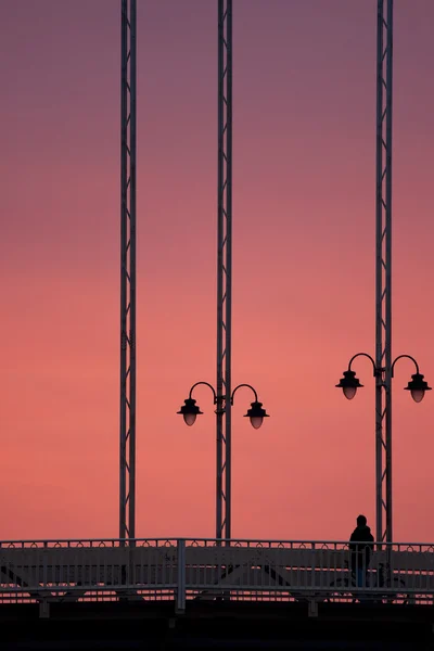 Brifge à tarde — Fotografia de Stock